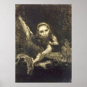 Poster Redon - Caliban