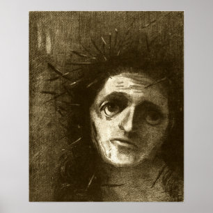 Poster Redon - Christ 1887