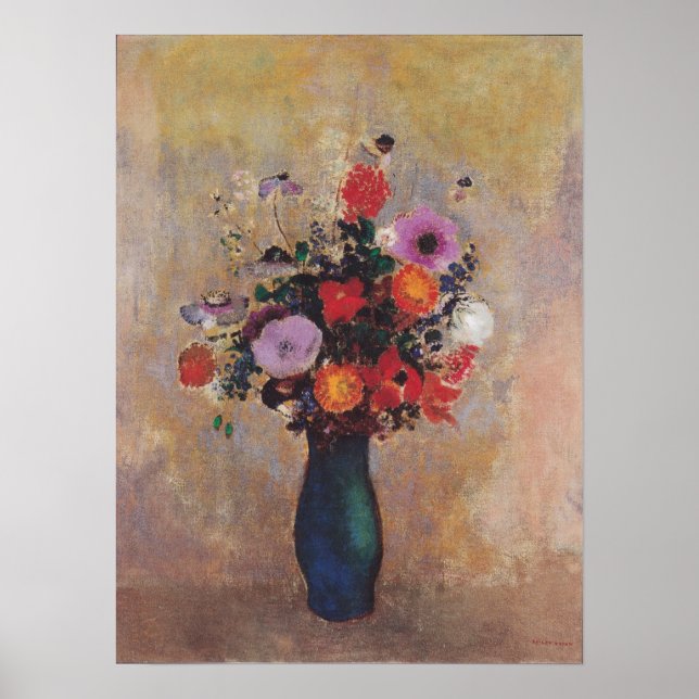 Poster Redon - Fleur sauvage 1906 (Devant)