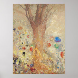 Poster Redon - Le Bouddha