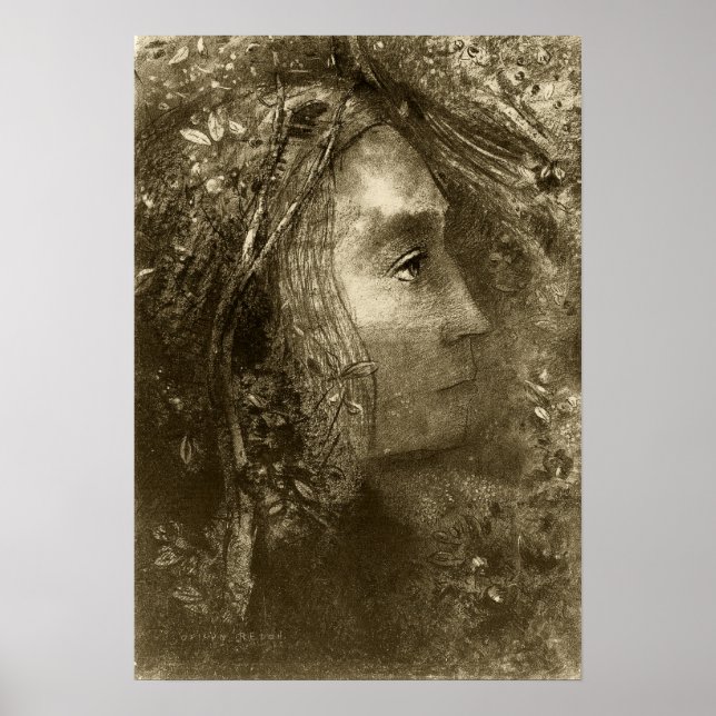 Poster Redon - Tête (Devant)