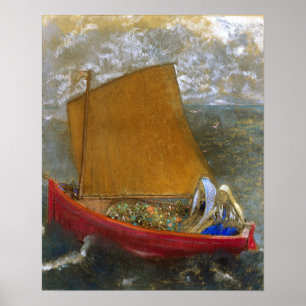 Poster Redon - Voile Jaune