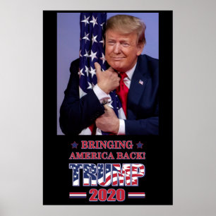 Poster Redonner l'Amérique - Trump 2020