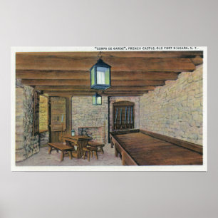 Poster Redoute britannique, Casernes françaises, Magazin