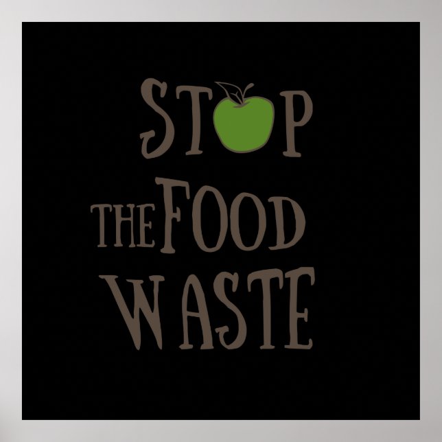 Poster réduire les déchets alimentaires (Devant)