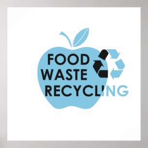 Poster réduire les déchets alimentaires