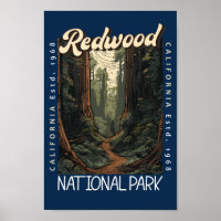Redwood National Park Retro perturbé
