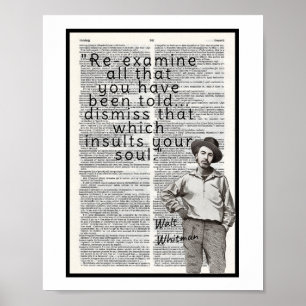 Poster « Réexaminez tout ce qu'on vous a dit... 
