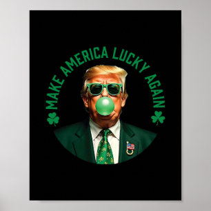 Poster Refaire l'Amérique chanceuse encore Trump Bubble G