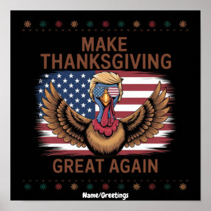 Poster Refaisons la fête de Thanksgiving encore plus gran