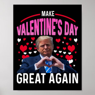 Poster Refaisons la Saint-Valentin avec humour Amoureux d