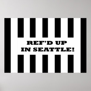 Poster Ref'd Up à Seattle avec des arbitres de remplaceme