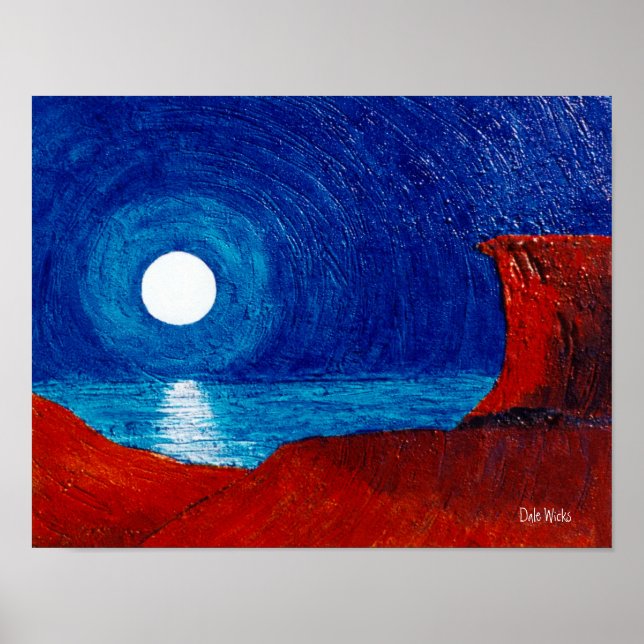 Poster Reflet de la Lune (Devant)