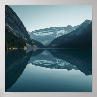 Poster Reflet de lac nordique