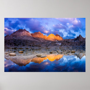 Poster Reflet de montagne, Californie