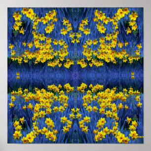 Poster Reflet des jonquilles