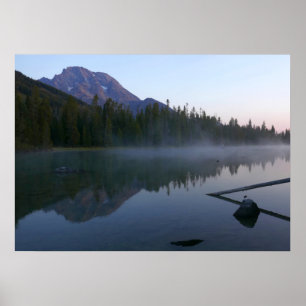 Poster Reflet du lever de soleil à String Lake II