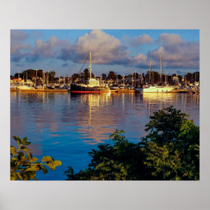 Poster Reflet du port
