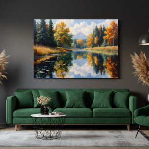 Poster Reflets d'automne