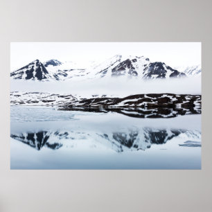 Poster Reflets de montagnes, Norvège