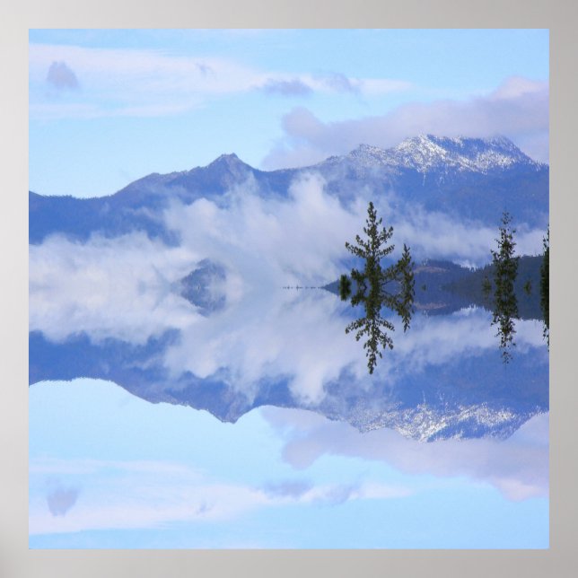 Poster reflets des Trinity Alps...... (Devant)