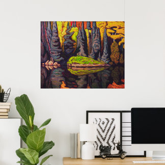 Poster Reflets, Sand Lake, Algoma | Lawren Harris |