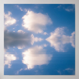 Poster Réflexion dans l'eau