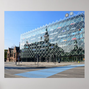 Poster Réflexion de l'Hôtel de Ville de Copenhague