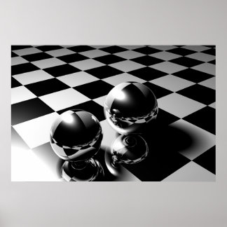 Poster Réflexion de marbre