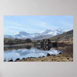 Poster Réflexion de Snowdon (Signé)