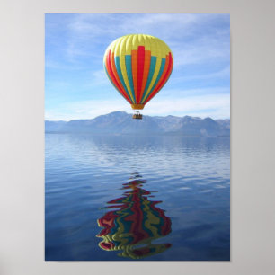Poster Réflexion du ballon à air chaud