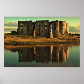 Poster Réflexion ondulée