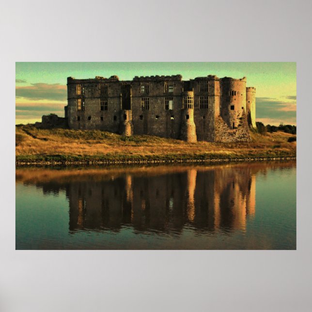 Poster Réflexion ondulée (Devant)