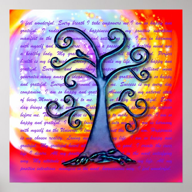 Poster Réflexion positive (Devant)