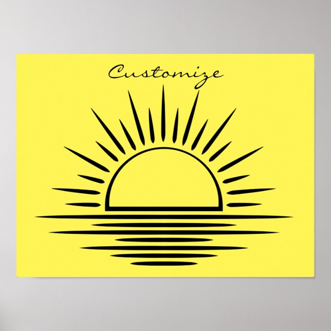 Poster Réflexion Sunrise/Sunset Thunder_Cove (Devant)