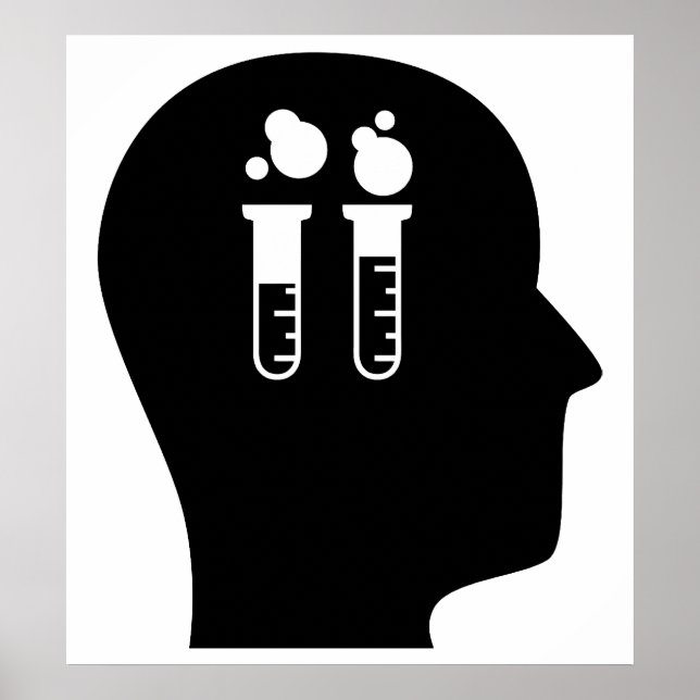 Poster Réflexion sur la chimie (Devant)