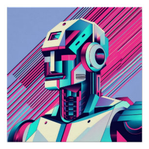 Poster Réflexions Cyberpunk