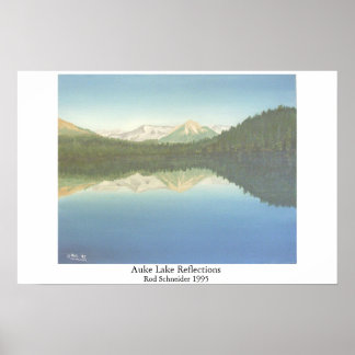 Poster Réflexions d'Auke Lake