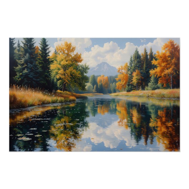Poster Réflexions d'automne (Devant)