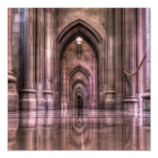 Poster Réflexions de la cathédrale nationale de Washingto (Devant)