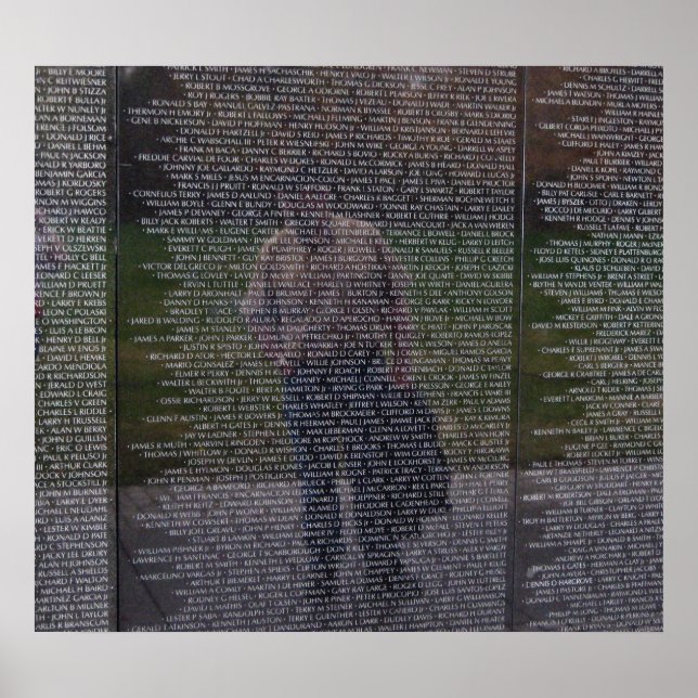 Poster Réflexions des frères tombés au mur (Devant)