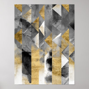 Poster Réflexions dorées I