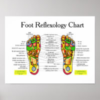 Réflexologie du pied -16x12"