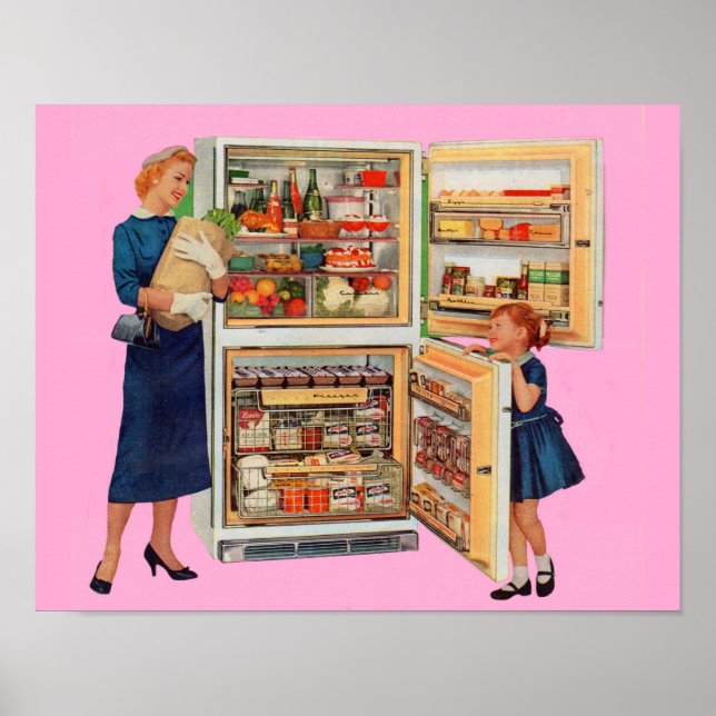 Poster réfrigérateur de nombreuses (Devant)