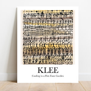 Poster Refroidissement dans un jardin chaud par Paul Klee