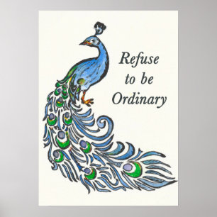 Poster Refuser d'être ordinaire