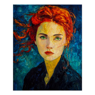 Poster Regard de braise