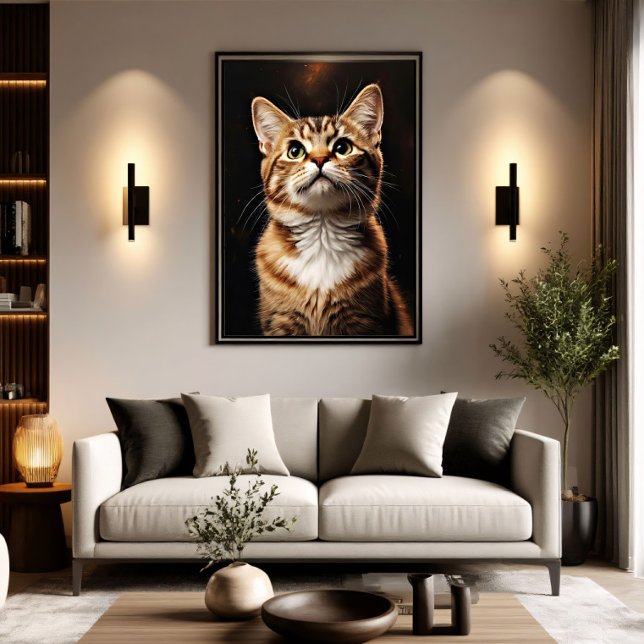Poster Regard Félin (Créateur téléchargé)
