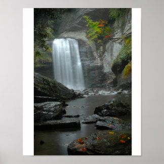 Poster Regard sur les chutes de verre