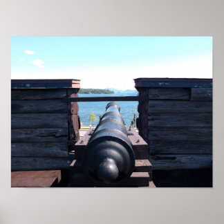 Poster Regardant dans le canon